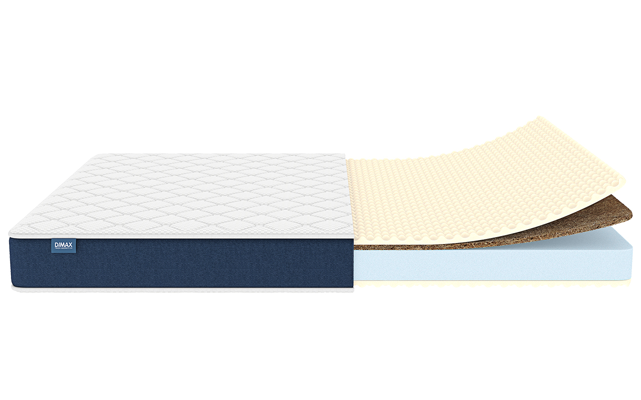 матрас Dimax Практик Чип Ролл Массаж Кокос 1 Dimax Практик Чип Ролл Массаж Кокос